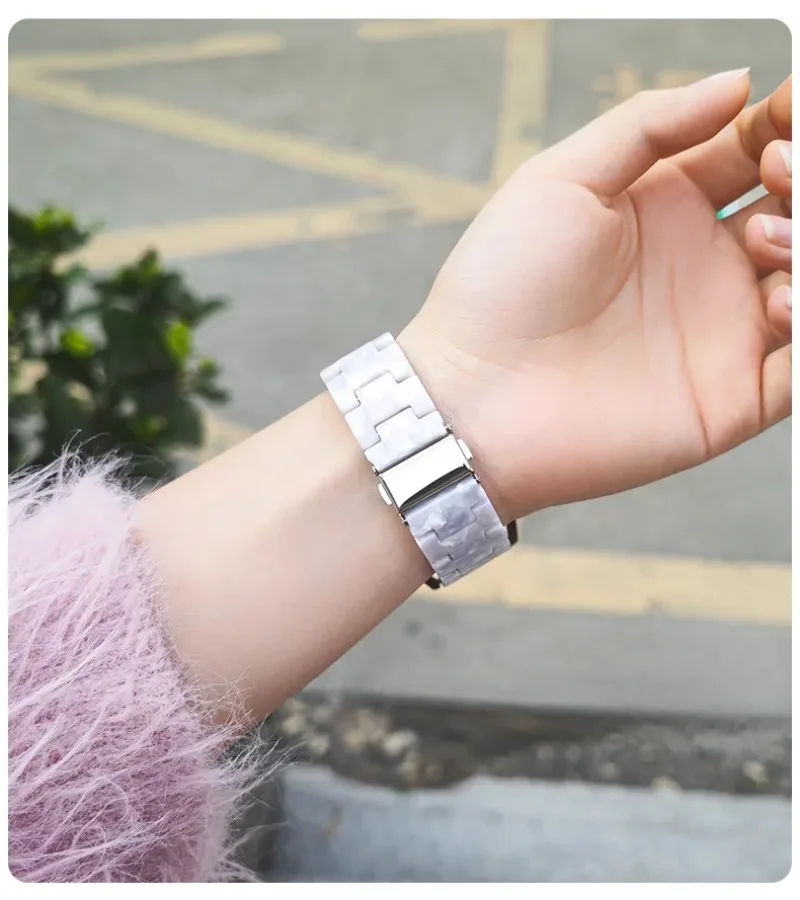 Versatile 20mm 22mm Resin Watch Strap – Durable and Stylish Bracelet Band