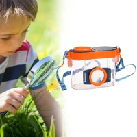 Magnifying Glass Insect Catching Box with Tweezers Insect Collection Kit for Boys Girls Nature Exploration 1