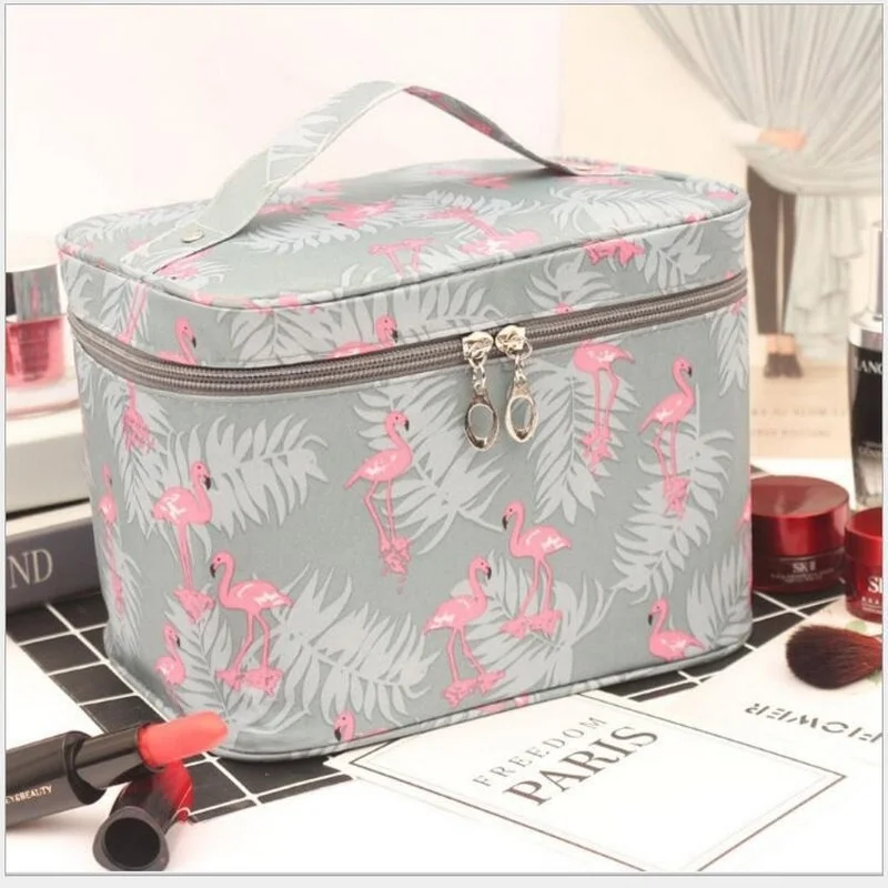 

Travel Waterproof Portable Women Makeup Bag High Capacity Toiletries Organizer Cosmetic Cases Zipper Wash Beauty Pouch