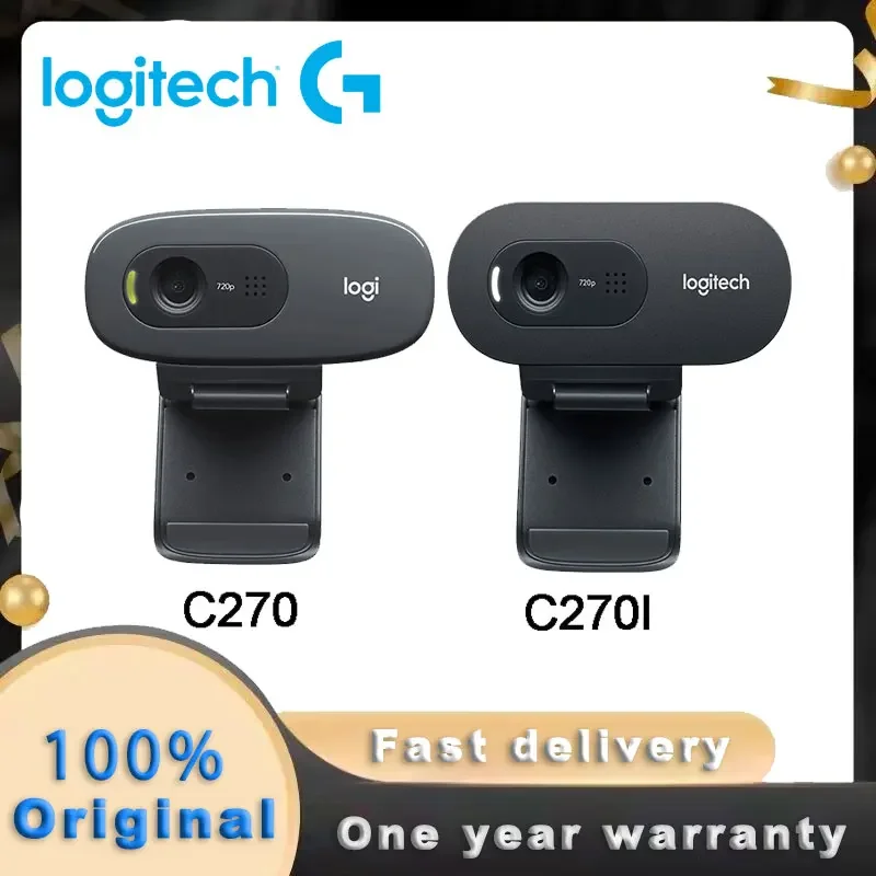 

Веб-камера Logitech C270 C270i HD, 720P, со встроенным микрофоном