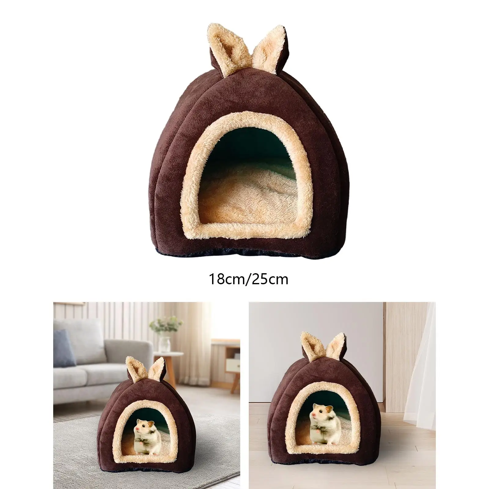 Title 6, Warm Bed Small Animal Pet House Bed Bedding Cud...