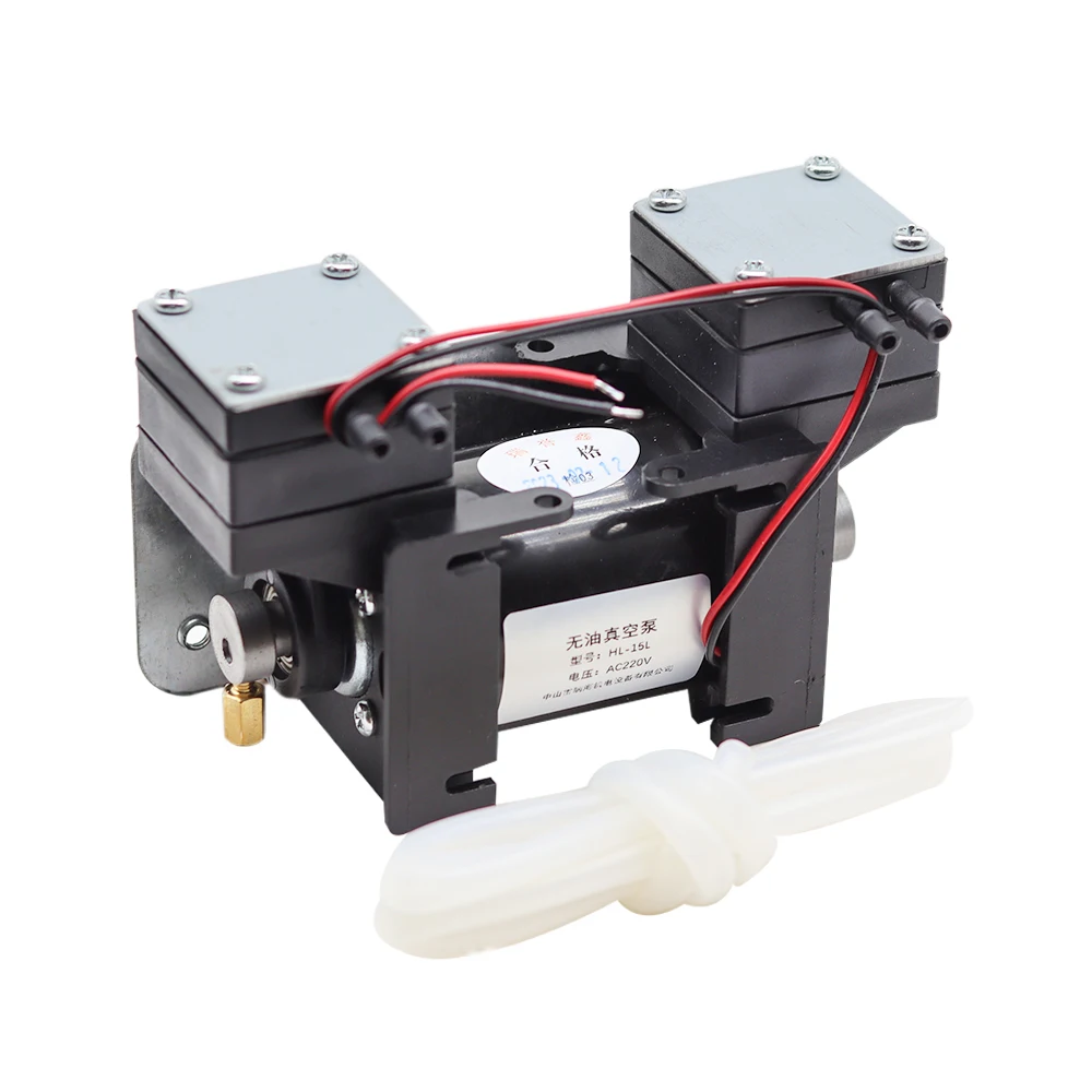 Pressão Negativa Positiva Bomba de Vácuo Grande Instrumento Beleza Mudo Cabeça Dupla Bomba Diafragma Micro Bomba ar 12v 220v Alta