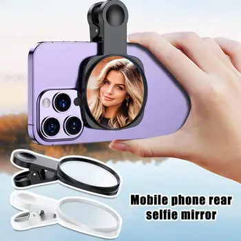 Kit clip per specchio selfie per obiettivo fotocamera per smartphone per iPhone Smartphone Streaming live Foto Video Selfie Vlog Accessori