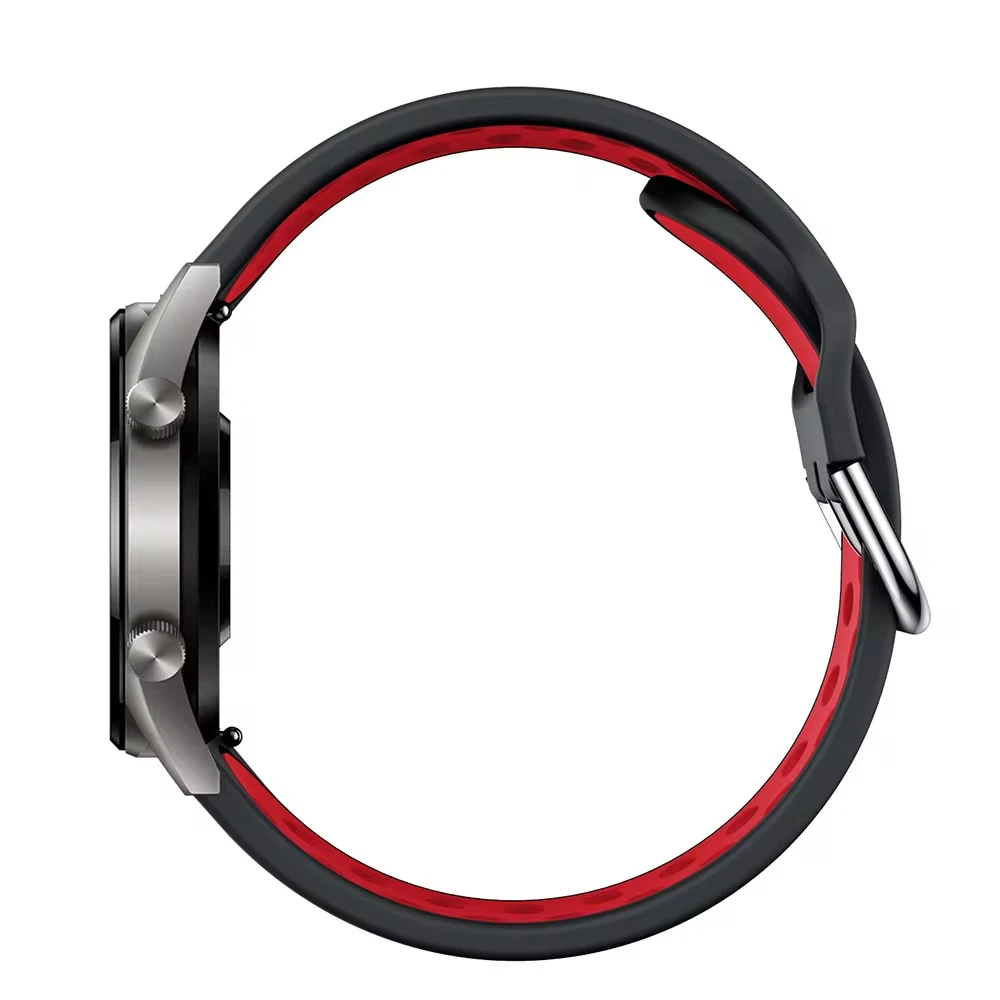 Versatile Silicone Sports Band - 20mm/22mm Strap