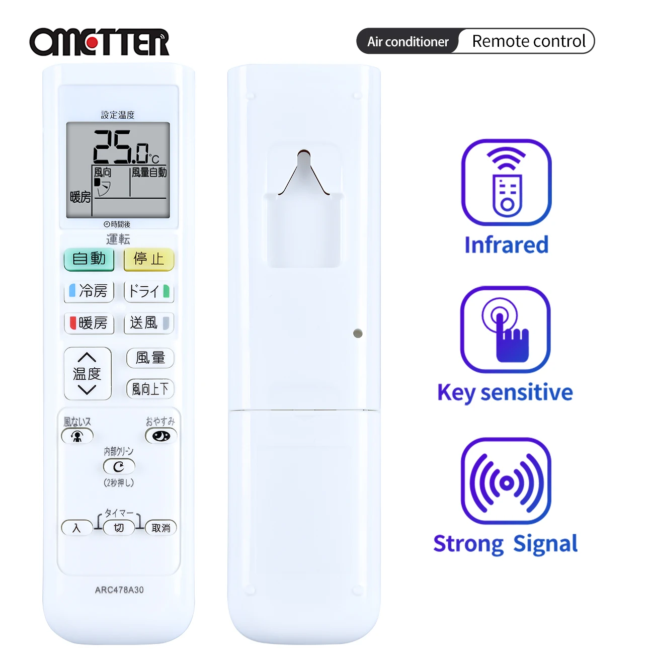 DAIKIN エアコン リモコン ARC472A22 D-82DAIKIN エアコン用リモコン ARC472A22 エアコン