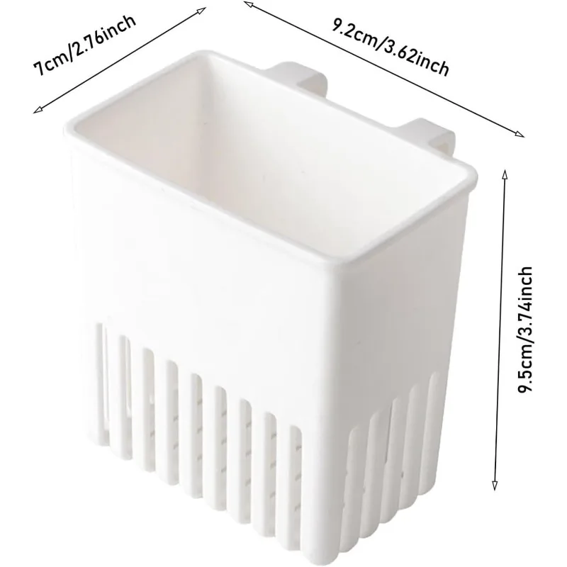 Compact Silverware Drying Rack with Cup Holder -Utensil Drainer Basket for Forks,Spoons,Knives,Chopsticks,Sink Organizer&Storage