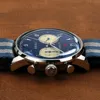 Red Star 42mm 1963 Chronograph Men Watch Pilot Original Seagull ST19 Movement Gooseneck Mechanical Wristwatch 3D Sapphire Clock 4