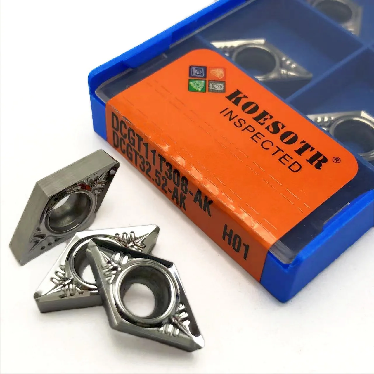 10 Inserts Carbure De Tournage DCGT11T302/304/308 – Pour Outils De Tour Externe – Lames Alliage Dur AK H01 - 5