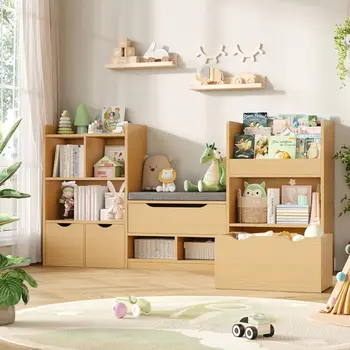 Kids Bookshelf with Nook 1