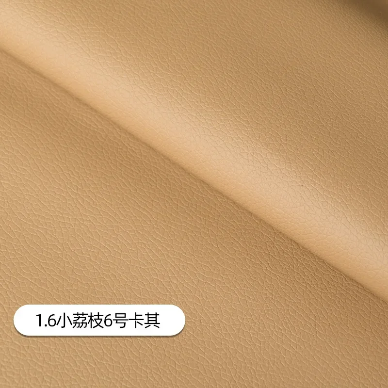 Luxurious Litchi Pattern Leather Fabric – Premium Upholstery Material for Car Interiors, Bags, Chairs, and DIY Projects – Waterproof and Durable, Sold Per Meter