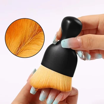 Pennello per nail art Rimuovi la polvere delle unghie Pennello per smalto gel UV acrilico Strumento per la pulizia della polvere Pennelli per trucco di bellezza Accessori per manicure