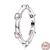 Bagues en argent Sterling 2025 originales pour femmes, couronne à nœud papillon, cœur d'amour, mauvais œil, bijoux d'anniversaire, cadeau d'anniversaire, 925