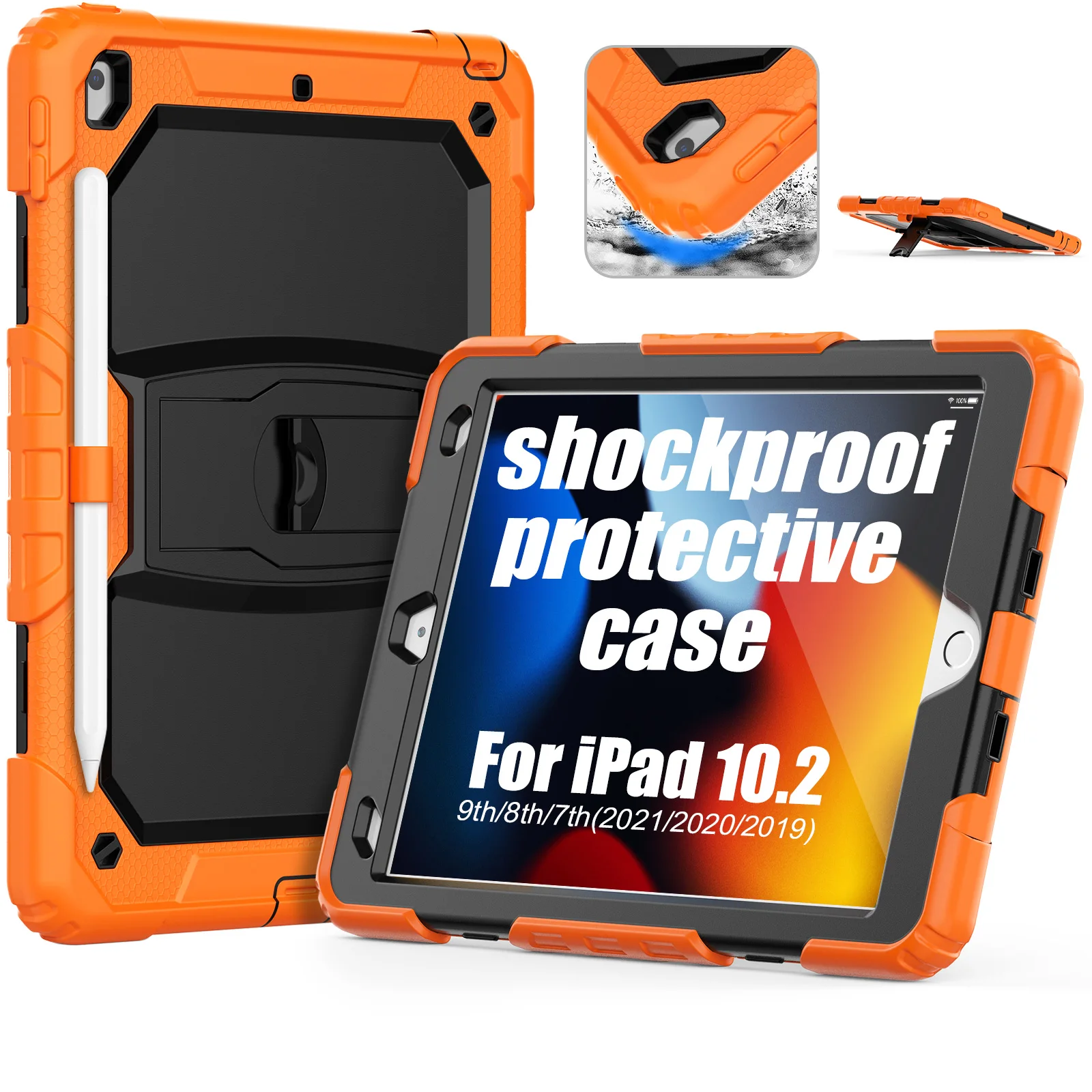 Heavy-Duty-Robusto-Caso-Tablet-Silicone-Capa-Universal-para-iPad-prova ...