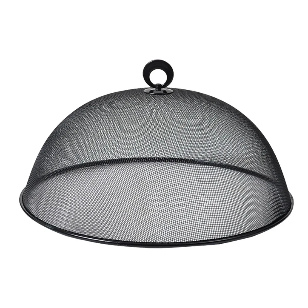 Round Shape Mesh Anti-Flying Dish Cover Food Display Holder
