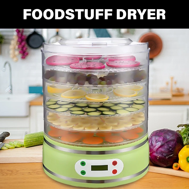 Dehydrator Machine 8 Stackable Trays Jerky Dryer Digital Adjustable Temperature Control Electric Preserver