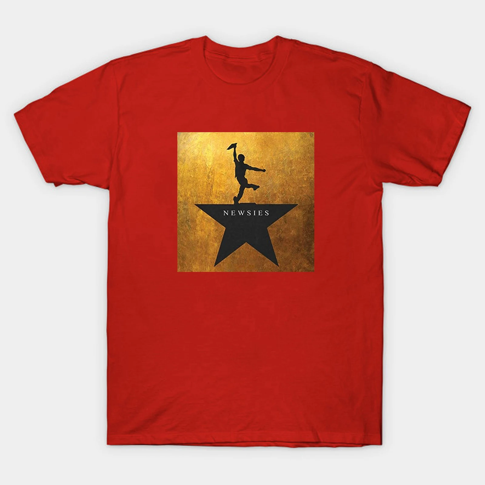 Unique Newsies Hamilton Mashup Style Gift T-Shirt Summer Cotton Short Sleeve O-Neck Unisex T Shirt New S-3XL