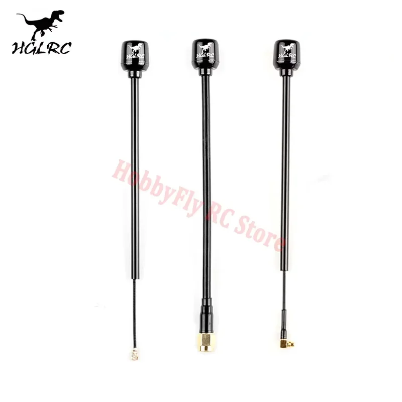HGLRC New Mini Long Range Hammer Antenna Mini RHCP LHCP Spin SMA UFL MMCX Angle 5.8G 2.5dBi 135mm For RC FPV Racing Drone