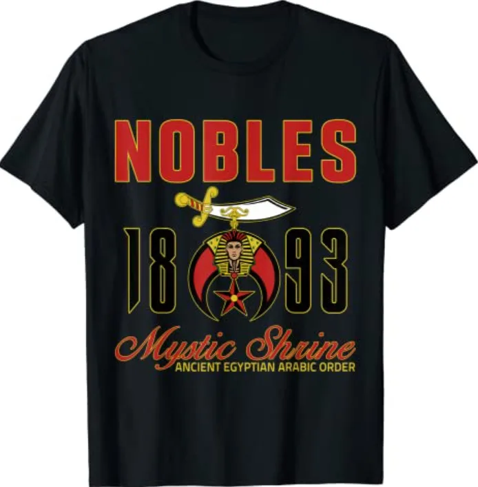 Рубашка Nobles 1893 с эмблемой Shriner, с длинным или коротким рукавом