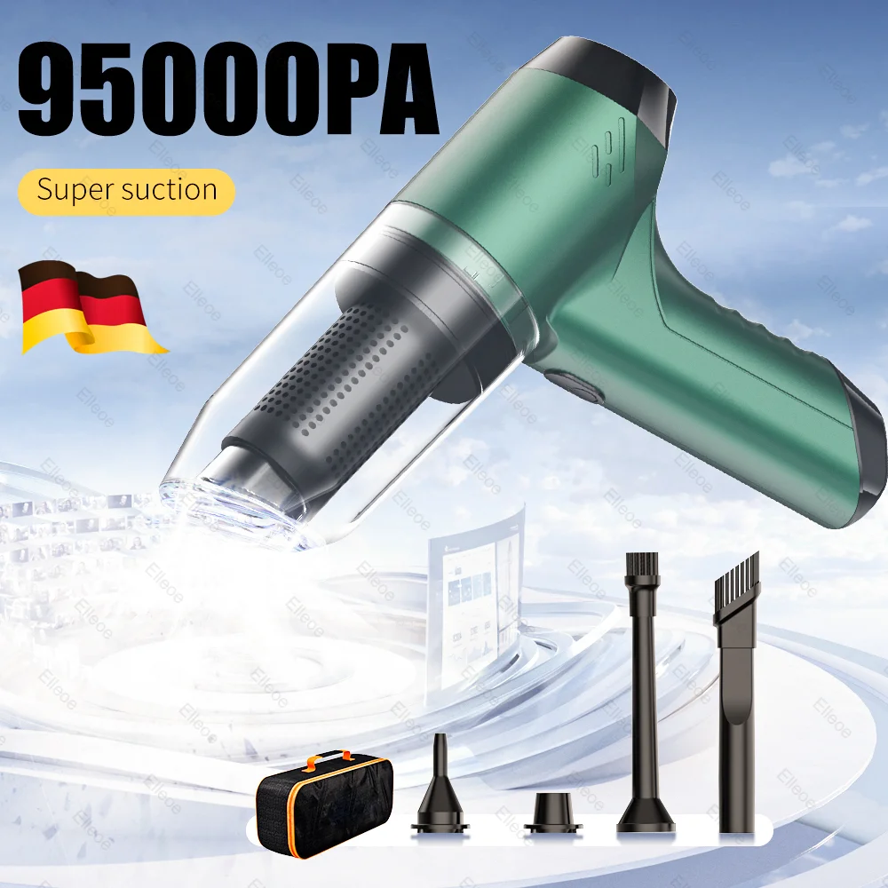 

Car Vacuum Cleaner 5 Strong Suction Portable Cleaning Machine Robot Auto Accessories Wireless Handheld Vacuum for Home Appliance