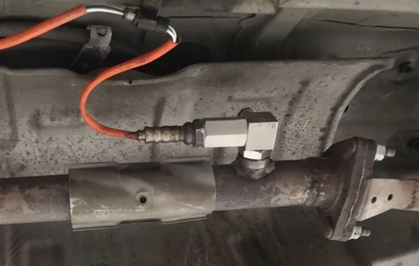 Exhaust Catalyst Rear Oxygen Sensor Spacer 90 Degree Mini Catalyst Lambda O2 Adapter CEL Fix, M18*1.5 Universal 6