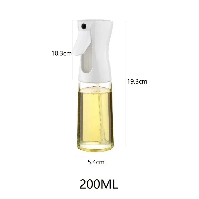 Spray d'huile pour la cuisson, bouteille distributrice d'huile d'olive, pulvérisateur, brume, vinaigre d'huile de qualité alimentaire réutilisable, bouteille de pulvérisation, accessoires de cuisine