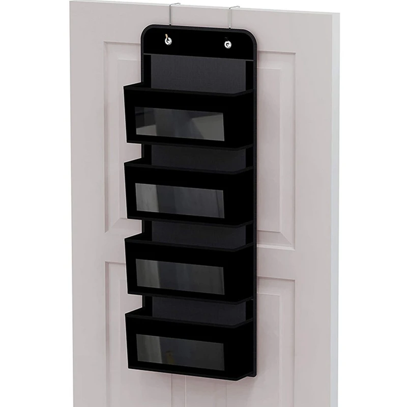 

Wall mounted organizer, door mounted organizer, door frame, 4-stage and organization rack, box, BK, 1 rack, wall mounted corn