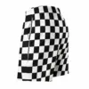 Black Checkerboard Board Shorts Classic Black and White Checker Beach Shorts Hot Males Cute Customs Swim Trunks Plus Size 4