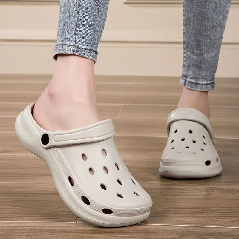 Men Clogs Sandals Leisure Slippers Beach Slides Garden Shoes Outdoor Plus Size 46 47 48