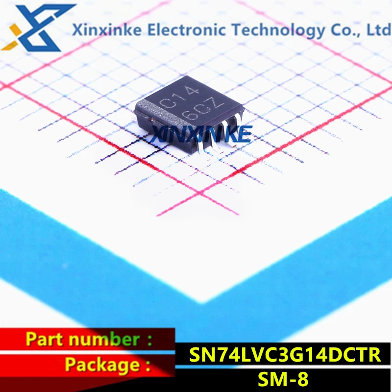 

SN74LVC3G14DCTR Mark:C14 SM-8 Inverters Triple Schmitt-Trgr 3 Circuit Logic ICs Brand New Original