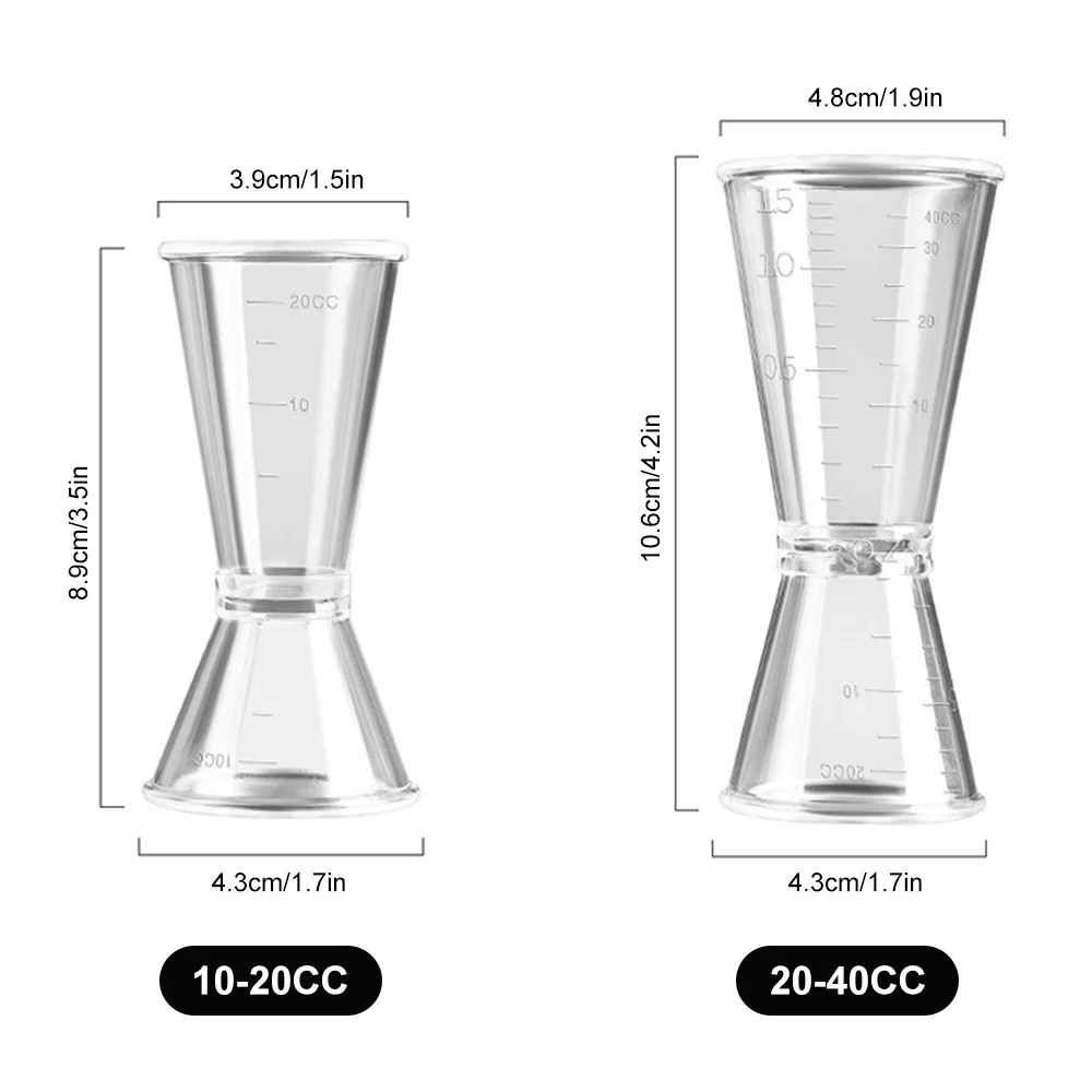 Measuring Jigger 1PC Cocktail Measure Cup Double End Measuring Cup Ounce Milk Tea Coffee Mixing Wine Measuring Apparatus for Home Bar Party stainless steel measuring cups