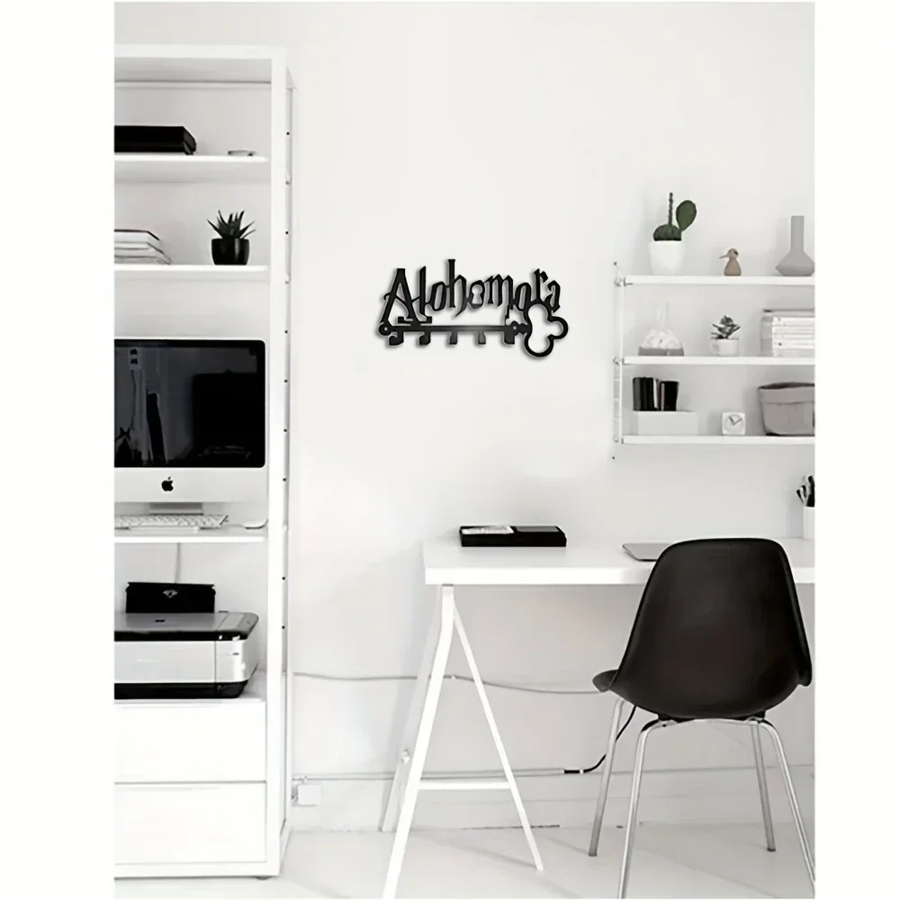 Key Holder Wall Stylish Metal Key Holder Wall: Mounted Adhesive Hanger and Organizer for All Your Essentials Wall Hooks 6