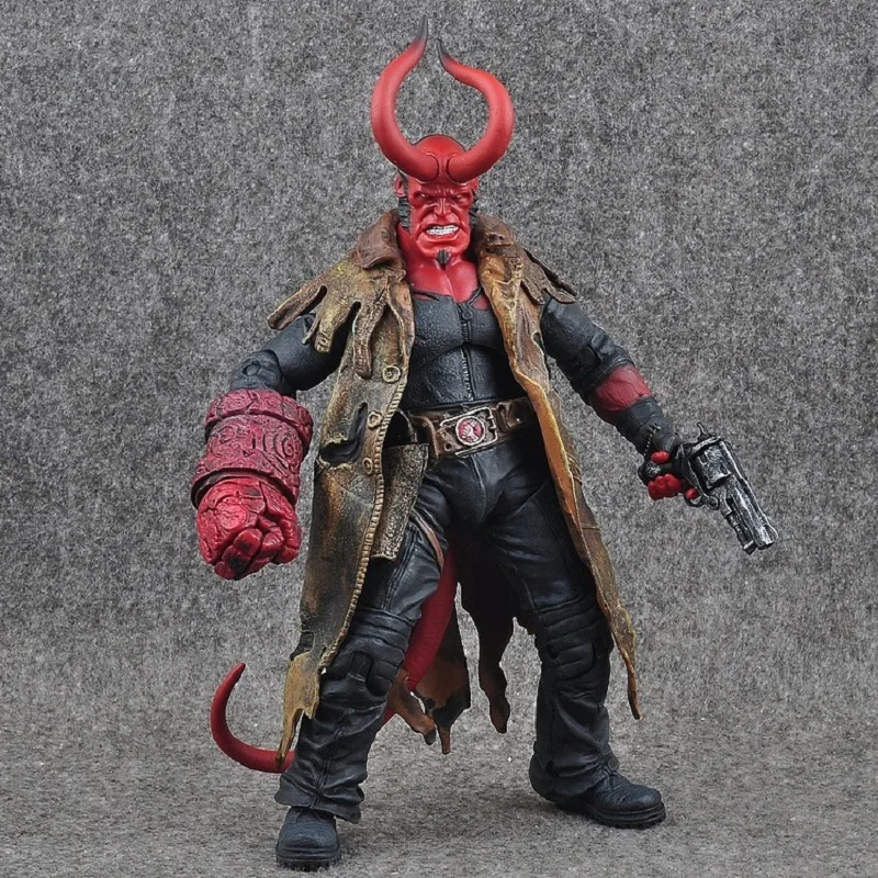 

7'' Classic Movie MEZCO Hellboy PVC Action Figure Collectible Model Toy