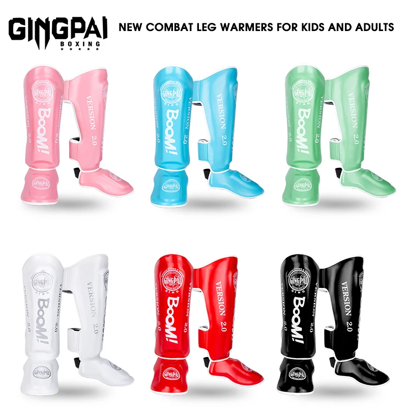 Sanda Fighting Thai Boxing Leg Protectors Foot Back Adult Children Female Male Ankle Tibial Plate Thickening Training Taekwondo