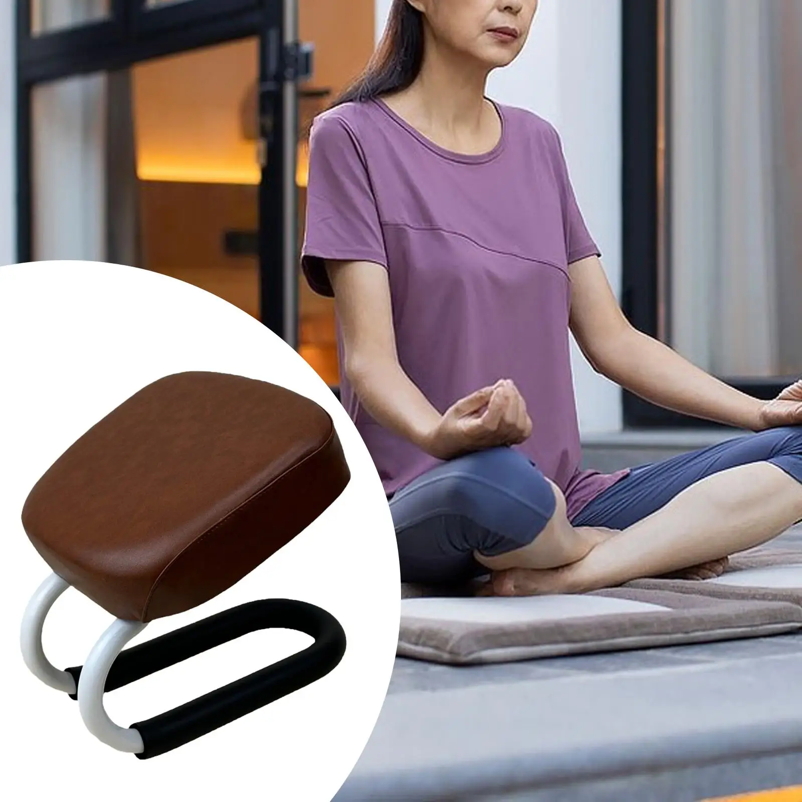 Kneeling Meditation Stool Multifunctional Birthday Gift Lightweight Comfortable Seat for Studio Praying Home Yoga Kneeler