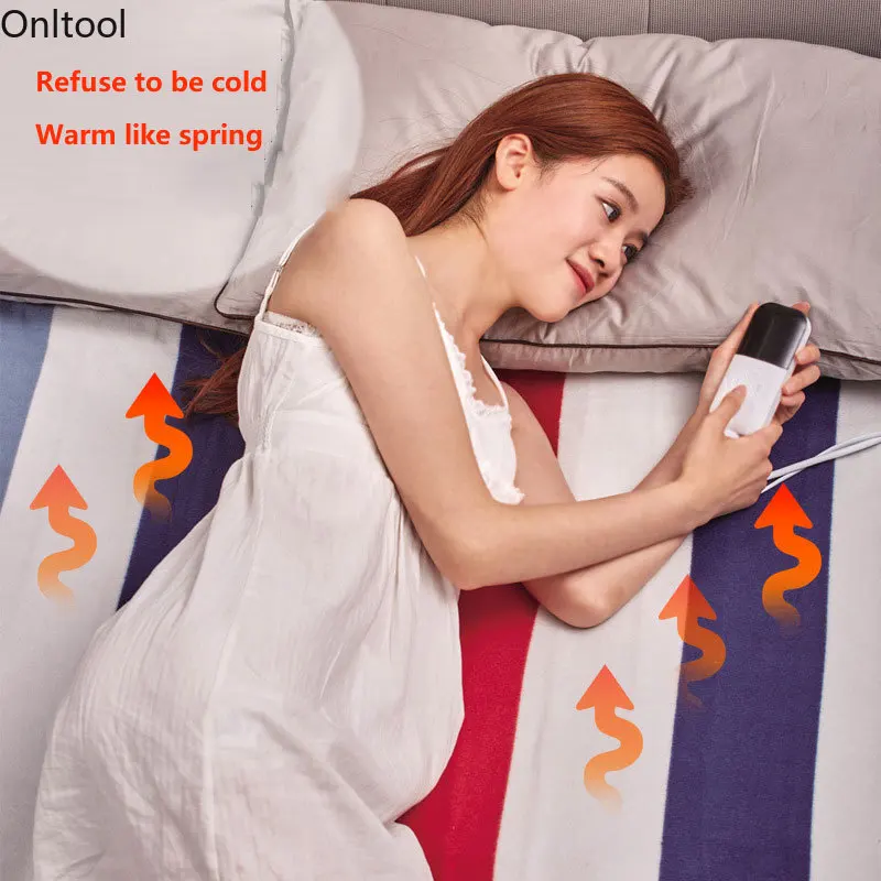 Intelligent Temperature Control Electric Blanket Heated Sheet Thickened  Blanket Single/Double Warmer Bed Heated Mattress Bedding - AliExpress