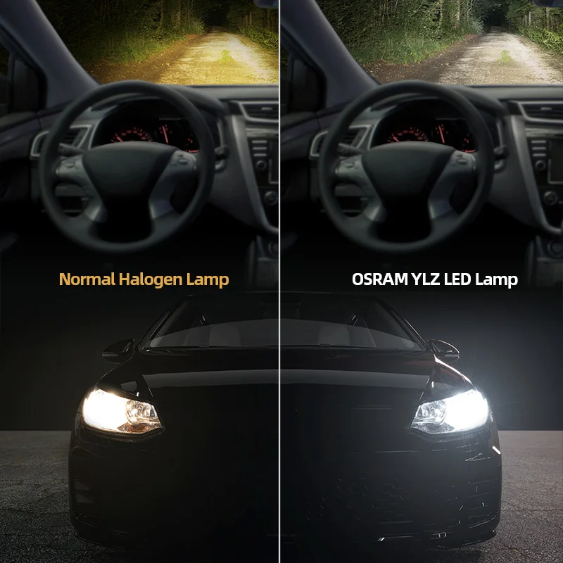 OSRAM New LED H7 LEDriving YLZ Car Headlight PX26d 6000K Bright