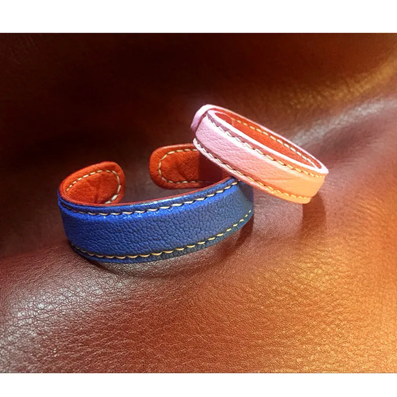 Leather Craft Tools 1Pcst Flat Blank Bending Stamping Customizing Bracelet Blanks Jewelry Making Accessories Sewing Waxed Thread Wristband DIY