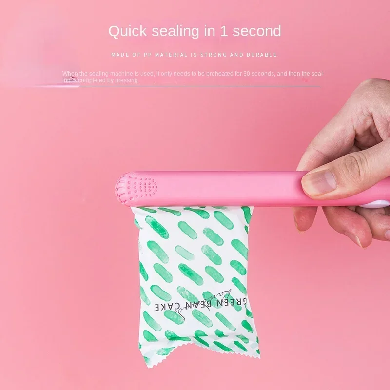 Mini Sealer Plastic Bag Sealer Mini Portable Heat Sealing Machine Food Vacuum Sealer Seal Packing Plastic Impulse Sealer Household Bag Clips Handheld