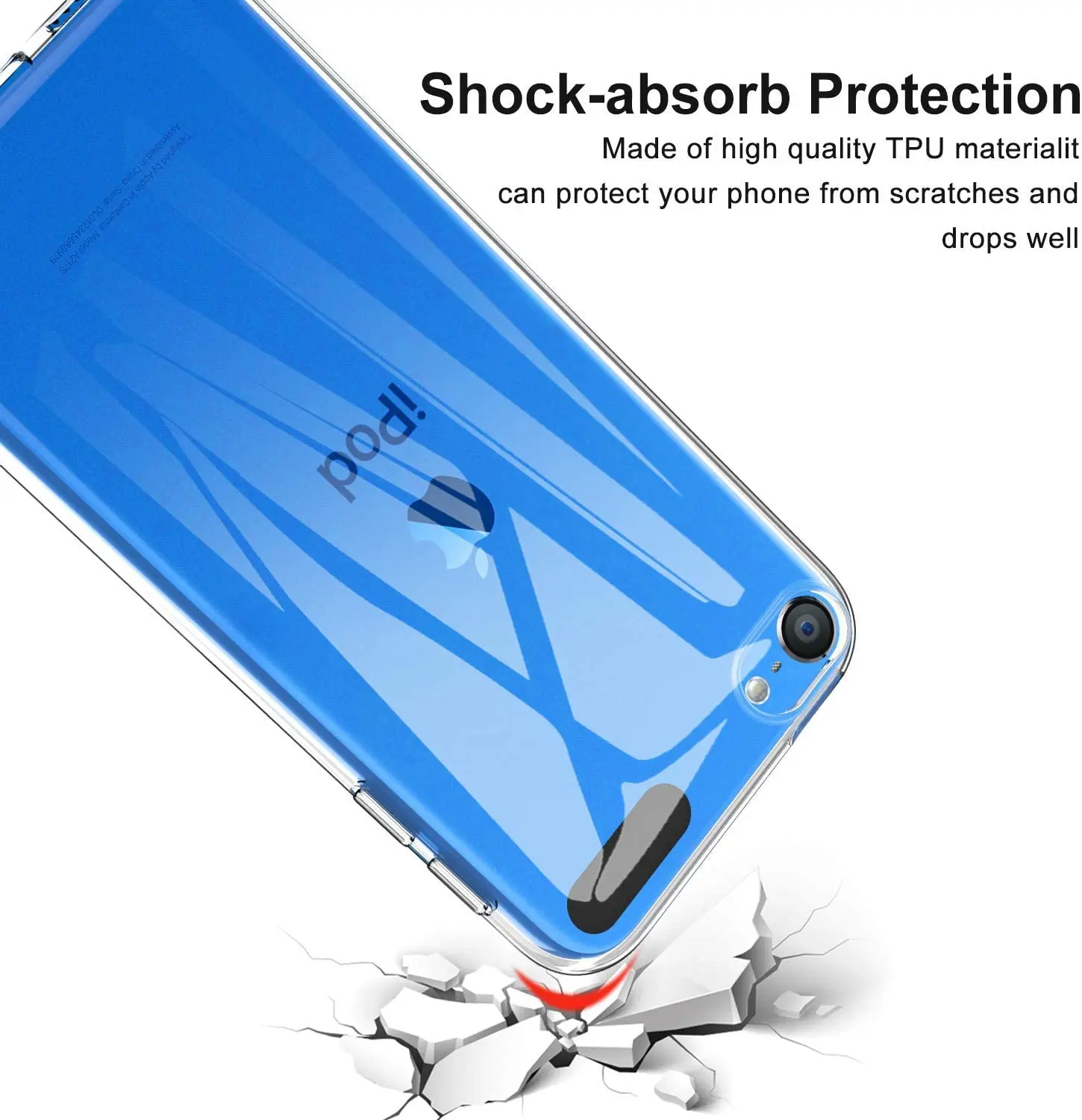 Ultra-Thin Clear Soft TPU Back Case Cover
