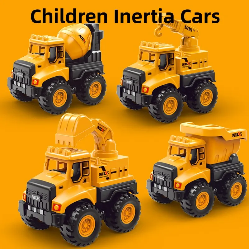 

Simulated Small Engineering Vehicle Children's Excavator Agitator Dump Truck Boy's Inertia Toy Cars Kindergarten Birthday Gift