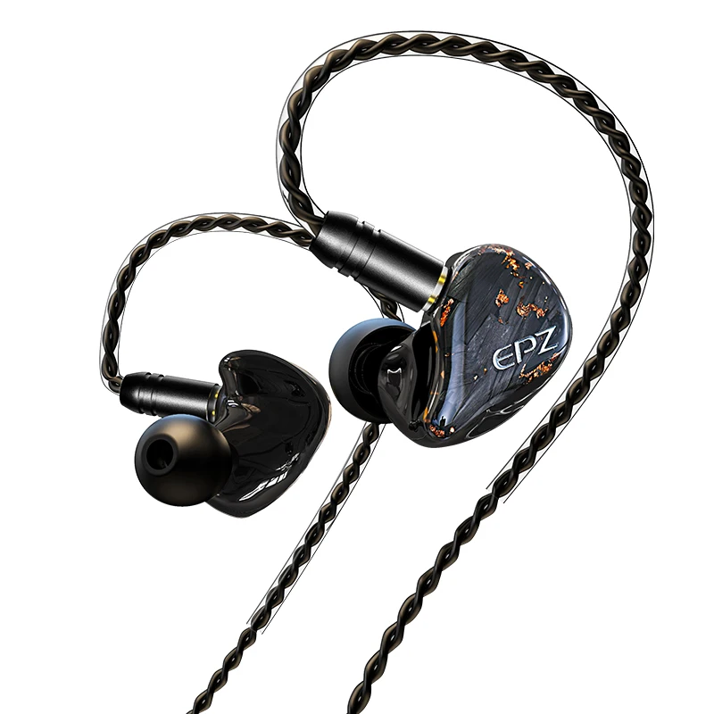 Epzq1 Inear Wired Sports Earbuds Hifi Stage Monitor Mobile Phone