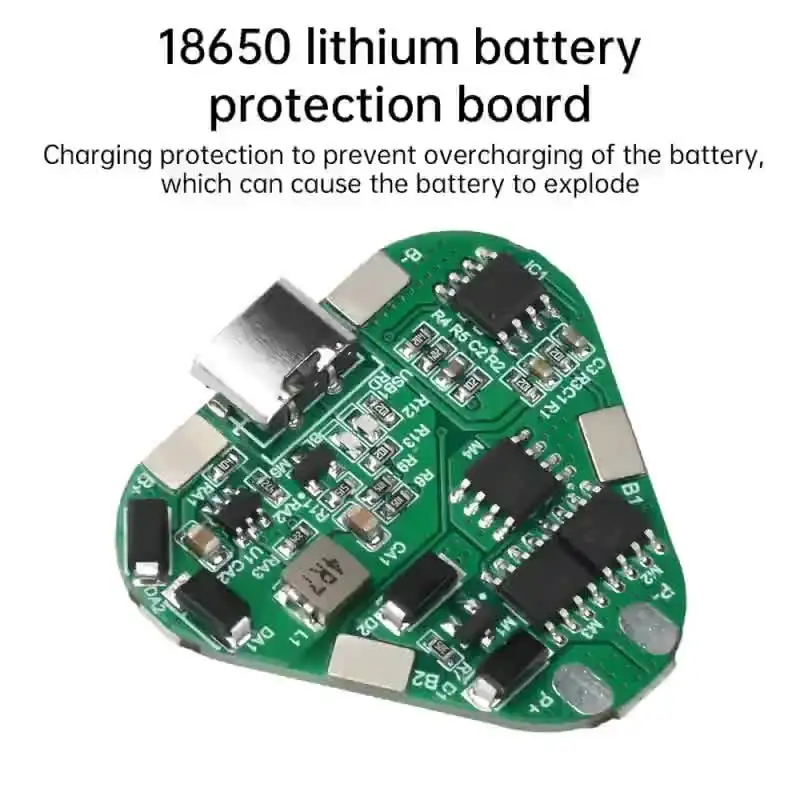 12V 3S 20A Type C Charging Port 18650 Lithium Battery Protection