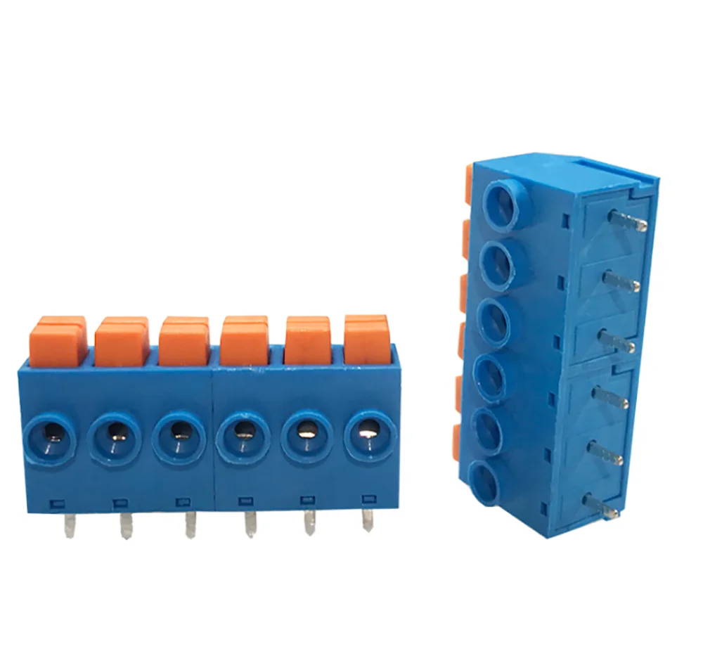 Bloco Terminal Azul Dg390 5.0 mm 2p 3p Kf390 50 Peças