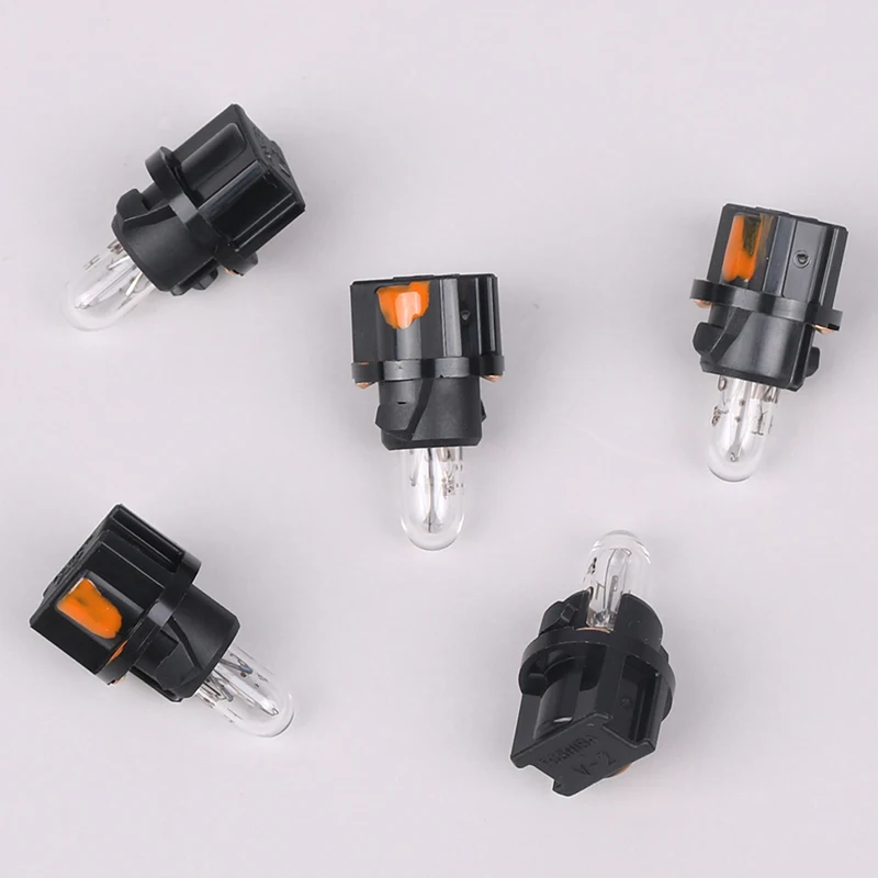 뜨거운 판매 5PCS 고품질 12V1.2W V-2 소형 전구 표시등 자동차 계기판 ..