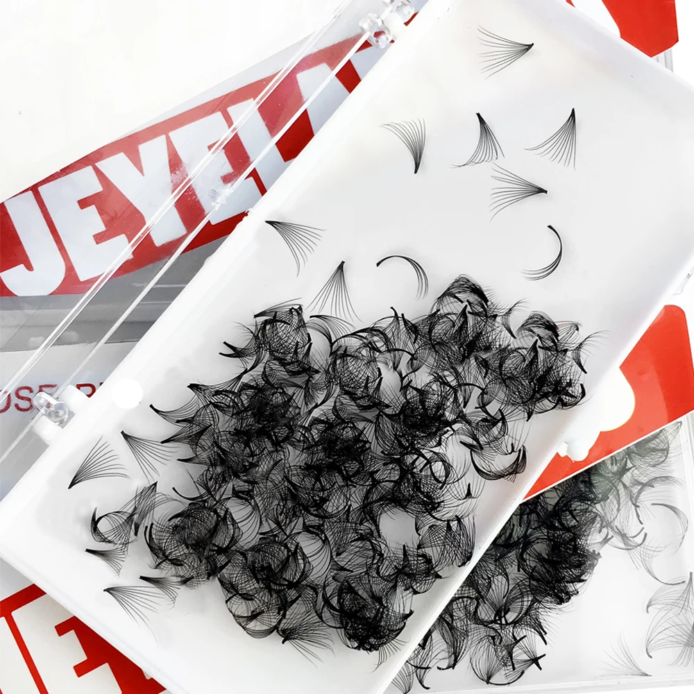 Loose Premade Volume Fans 6D 10D 12D 14D 16D Individual Lashes Extension Thin Pointy Base Pre Made Volume Fan Faux Mink 500 fans