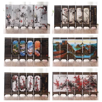 1 pz vernice in legno piccolo schermo panda decorazione ornamento regalo in stile cinese artigianato popolare fai da te 1