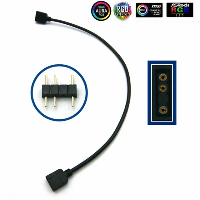 PC 조명 맞춤화를 위한 필수 액세서리: Angitu RGB ARGB SYNC LED 케이블