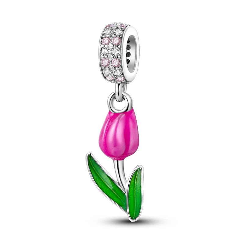 Reise-Charms aus 925er Silber, japische Puppe in blauem Kimono, baumelnde Charm-Perlen, passend für Anhänger, PAN-Armband, Halskette, Schmuck – Detail 38