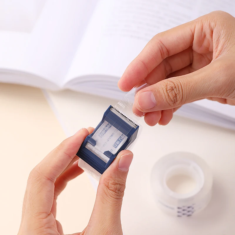 델리 2 롤 세트 강력한 보이지 않는 테이프 세트 학생 학교 사무용품 문구 용품 용 높은 투명도 포장 테이프