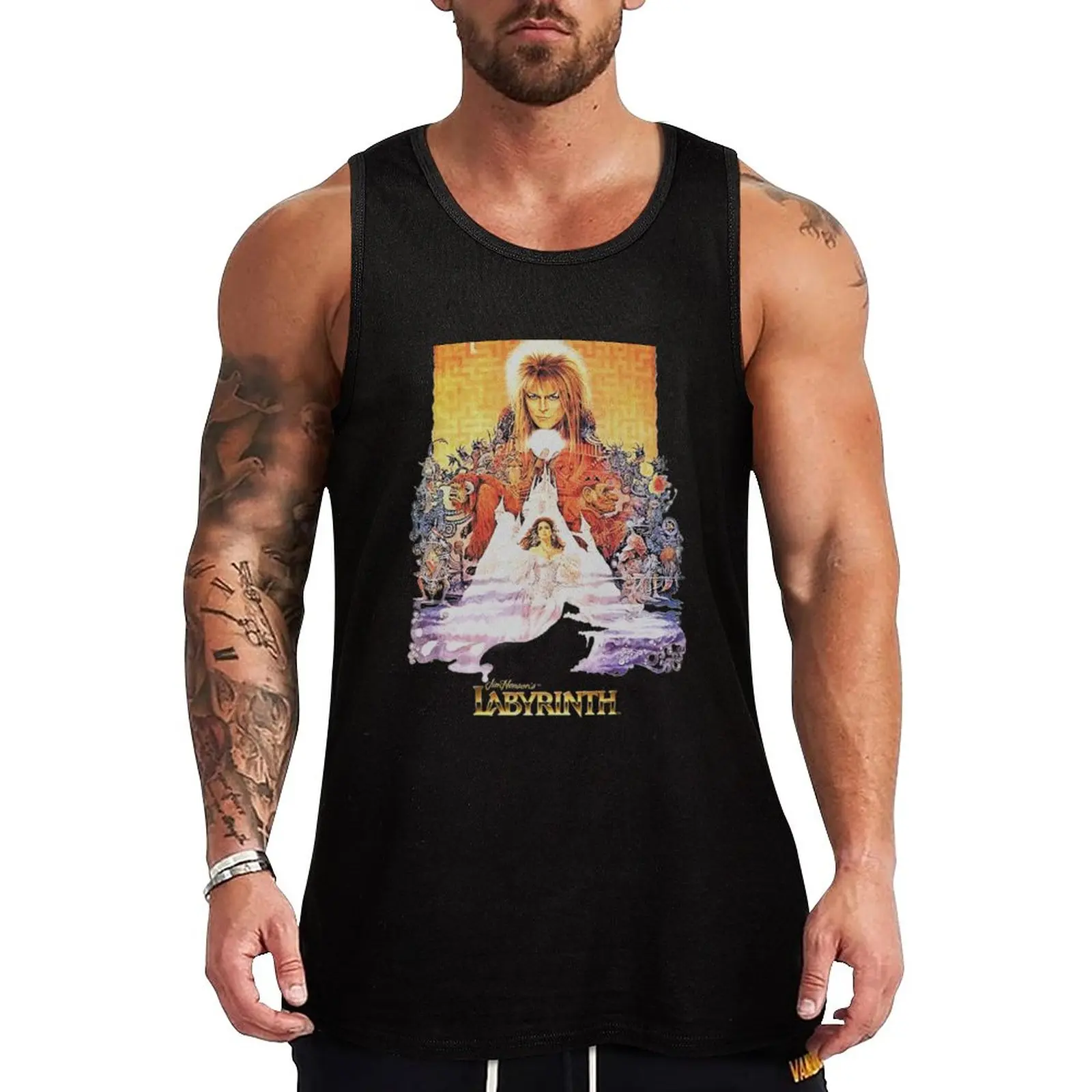 

New Labyrinth Tank Top sleeveless vest men bodybuilding t shirt Male vest